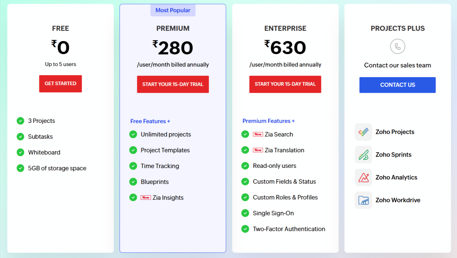 Zoho Projects: Cloud Project Management Features & Pricing